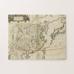 Alte Karte von China 1662