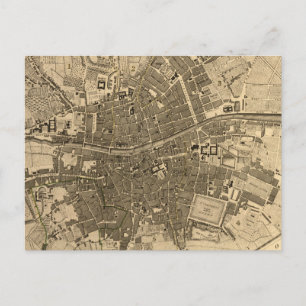 Alte Karte von Dublin Irland (1797)