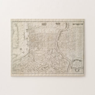 Alte Karte von Philadelphia PA (1802)