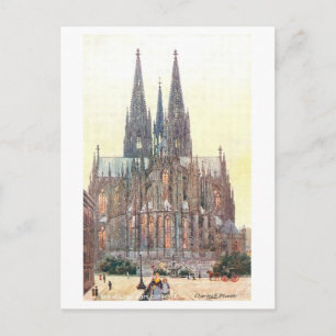 Alte Kathedrale in Köln Postkarte