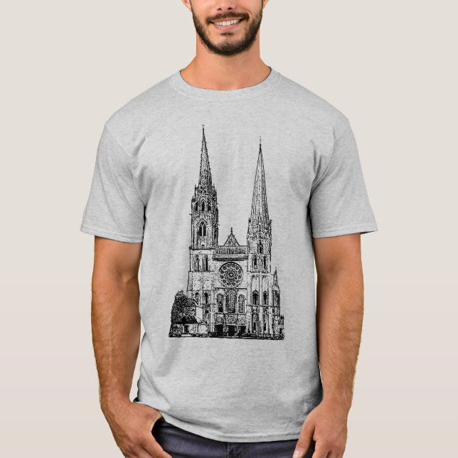 Alte Kathedrale T-Shirt (Vorderseite)