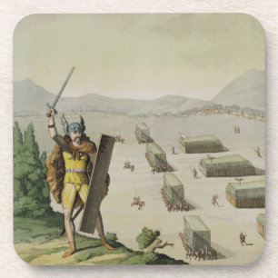 Alte Kelten oder Gauls im Kampf, c.1800-18 (colou Getränkeuntersetzer