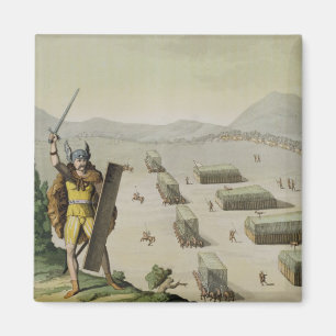 Alte Kelten oder Gauls im Kampf, c.1800-18 (colou Magnet