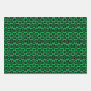 Alte keltische Kreuz-Knotenarbeit Fine Art Geschenkpapier Set