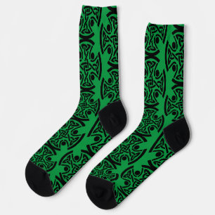 Alte keltische Kreuz-Knotenarbeit Fine Art Socken