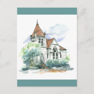 Alte Kirche, Bartlett, TX Postkarte