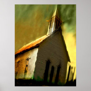 alte Kirche - besonders angefertigt Poster
