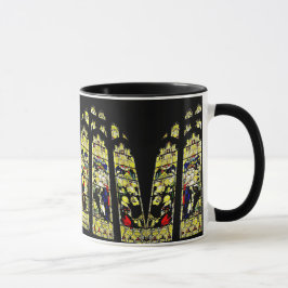 Alte Kirchenfenster-Tasse des befleckten Glases Tasse