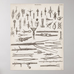 Alte Knoten Poster