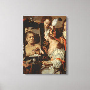 Alte Kokette Leinwanddruck