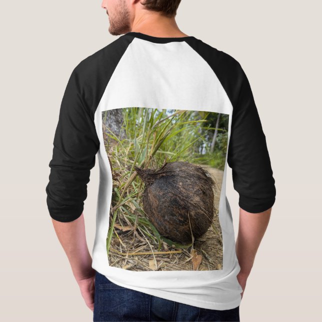 Alte Kokosnuss T-Shirt (Rückseite)