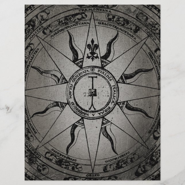 Alte Kompassrose Flyer (Vorne)