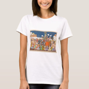 ALTE KÖNIGLICHE ELEFANT-PROZESSION INDIENS T-Shirt