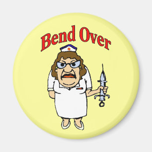 Alte Krankenschwester-Biegung vorbei Magnet