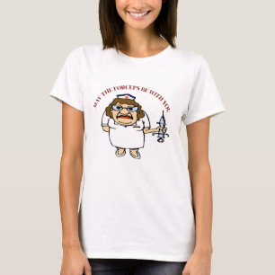 Alte Krankenschwester, die Zinnen dürfen dabei sei T-Shirt