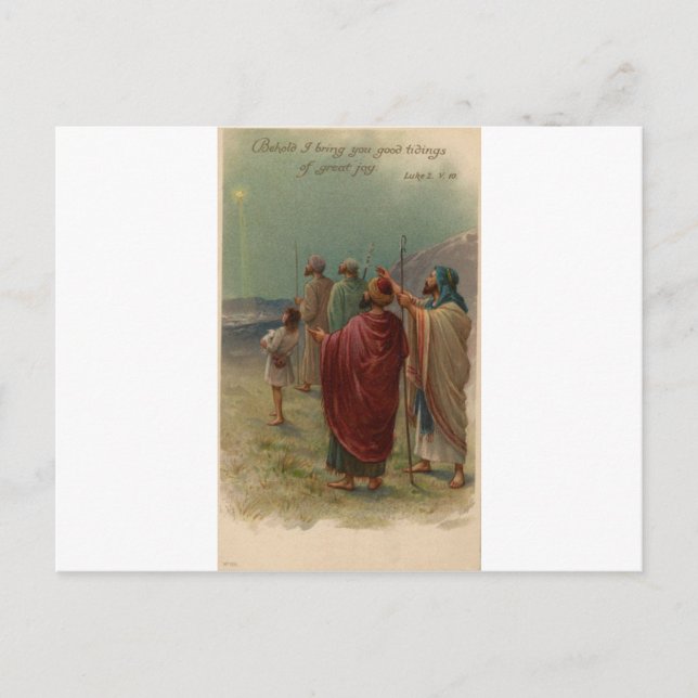 alte Krippe Postkarte (Vorderseite)