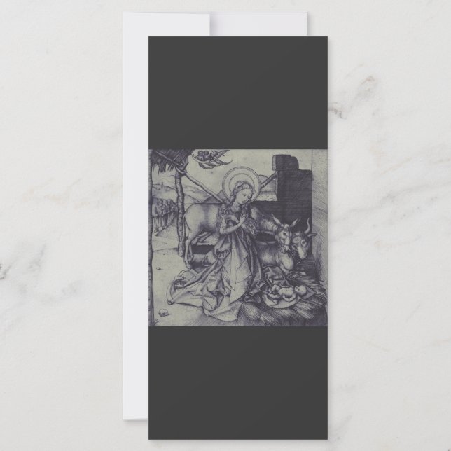 Alte Krippe-Szene og Jesus Christus (Vorderseite)