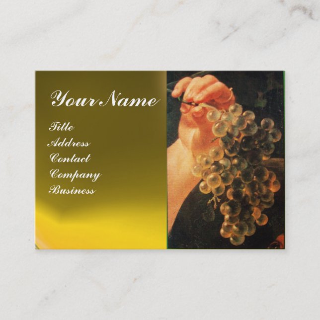 ALTE KUCHERN, ROT-WAX-SIEGEL VISITENKARTE (Vorderseite)