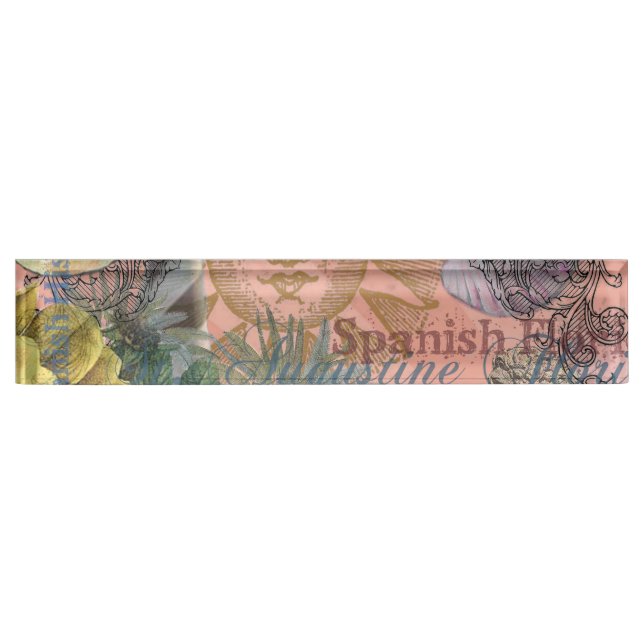 Alte Kunst Namensplakette (Vorderseite)