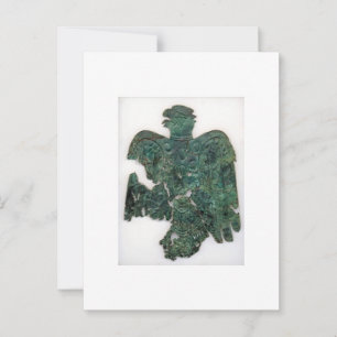 Alte Kupferperporia Falcon gefunden 1859 Postkarte