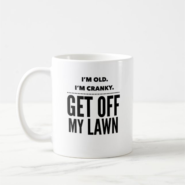 Alte Kurbeln runter von meiner Rasen Tasse (Links)