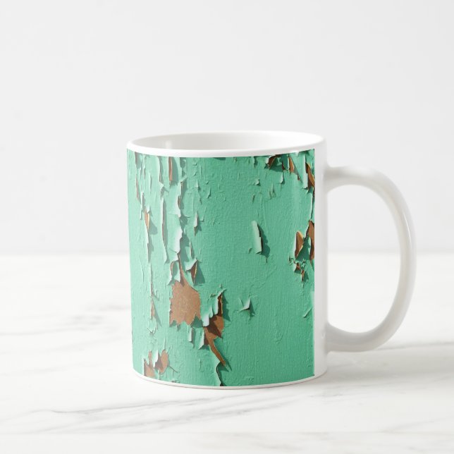 Alte Lackoberfläche Kaffeetasse (Rechts)