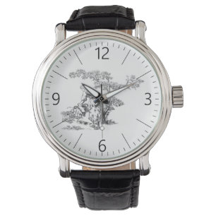 Alte ländliche Kunstwerke Armbanduhr