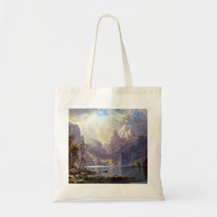 Alte Landschaft, Lake Tahoe von Albert Bierstadt Tragetasche