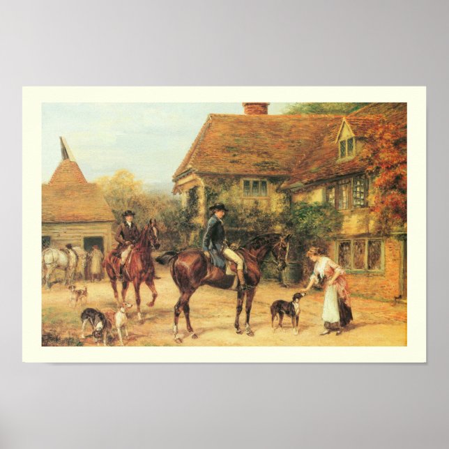 Alte Landschaft Poster (Vorne)