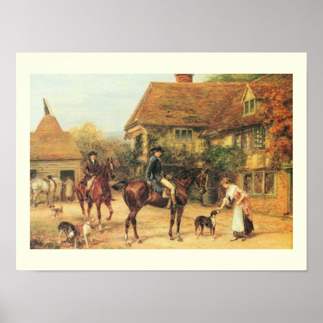 Alte Landschaft Poster (Vorne)