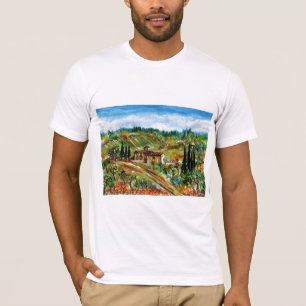 ALTE LANDWIRTSCHAFT,OLIVENBÄUME IN DER TUSKANISCHE T-Shirt