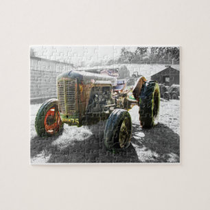 Alte landwirtschaftliche Maschinen aus der Vergang