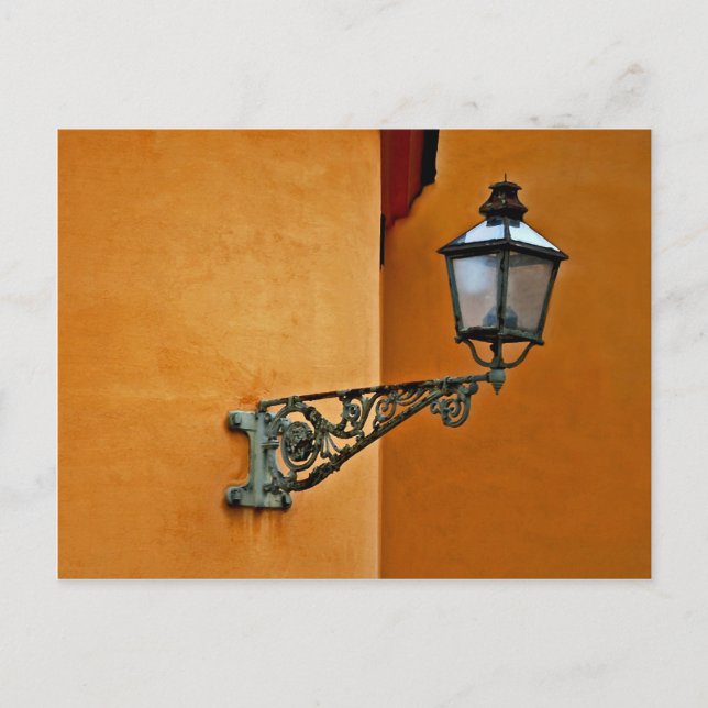 Alte Laterne Postkarte (Vorderseite)