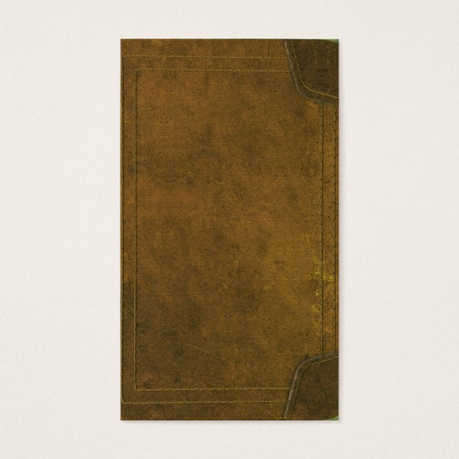 Alte Lederbuchseite (Vorderseite)