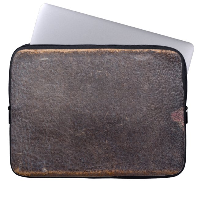 Alte lederne Bibel-Abdeckung Laptopschutzhülle (Vorderseite)