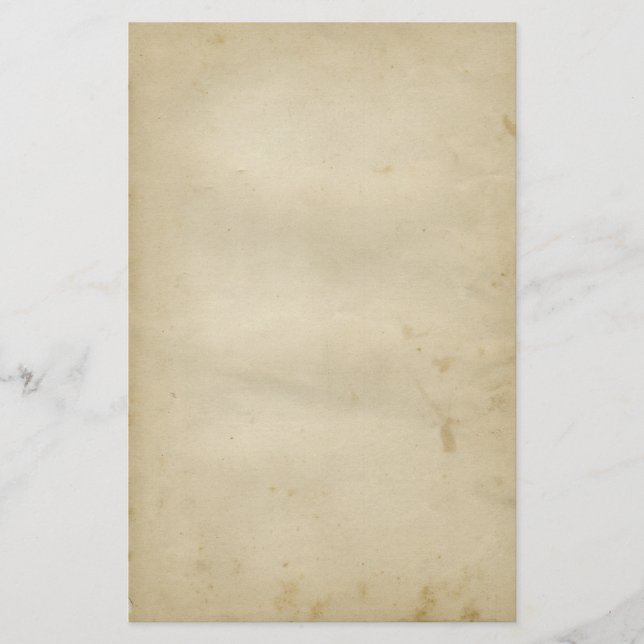 Alte leere Papierrückhaltefolie Inspiriert Briefpapier (Vorderseite)