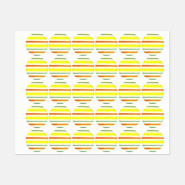 Alte Linien Etiketten (Blatt)