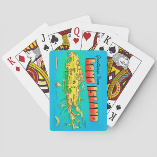 Alte Long Island Karte Spielkarten
