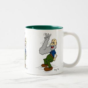 Alte Mann Wave Bart Tasse