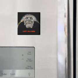 Alte Männergaske im schwarzen Hintergrund Magnet