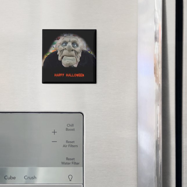 Alte Männergaske im schwarzen Hintergrund Magnet (In Situ (Kühlschrank))