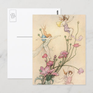 Alte Märchen, Drei Geister voller Freude Postkarte