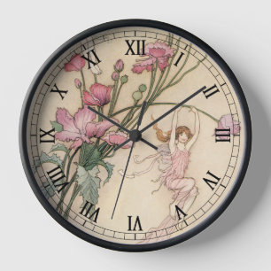 Alte Märchen, Drei mit Freude erfüllte Geister Wanduhr