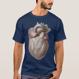 Alte menschliche Anatomie Gesunde Herzorgane T-Shirt