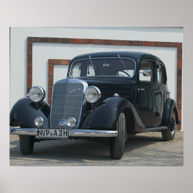 alte Mercedes 3 Poster (Vorne)