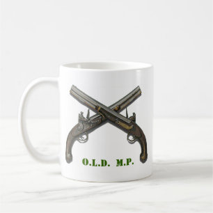 Alte MP Crossed Pistolen Kaffeetasse