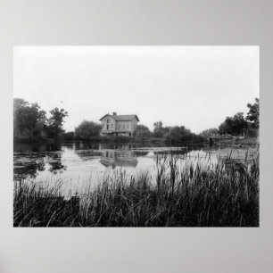 Alte Mühle am Bahnhof Poster