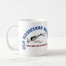Alte Musiker die nie (Gitarre) Kaffee-Tasse