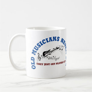 Alte Musiker die nie (Gitarre) Kaffee-Tasse Kaffeetasse
