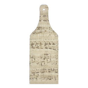 Alte Musiknote - Chopin-Musikblatt Schneidebrett